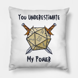 You Underestimate My Power - meme crossover Pillow