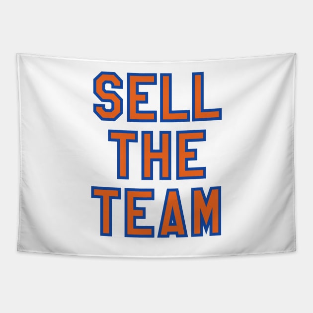 NY Sell The Team - White Tapestry by KFig21