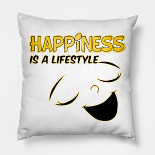 le bonheur est un mode de vie Pillow