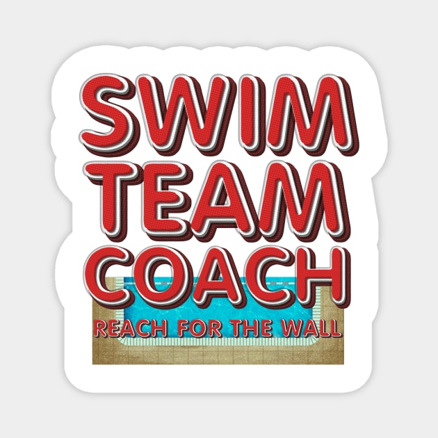 Swim Teach Coach Magnet by teepossible