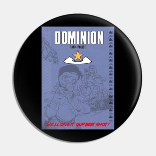 Dmonion tank police minimalist artwork Pin