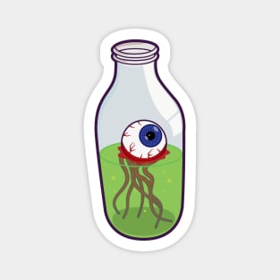 Creepy Eyeball in a Bottle Magnet