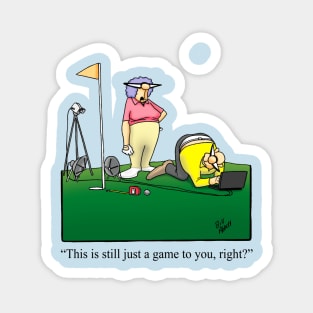 Funny Spectickles Golf Cartoon Humor Magnet