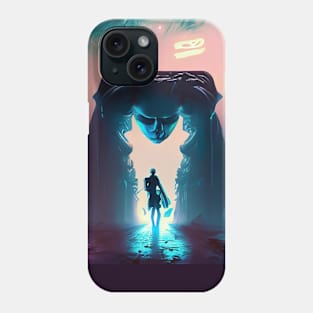 I walked surreptitiously past the social watchers into the fresh air of a life of anonymity Phone Case