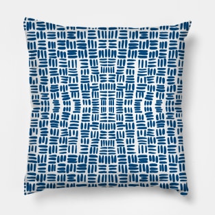 STRIPES PATTERN BLUE Pillow