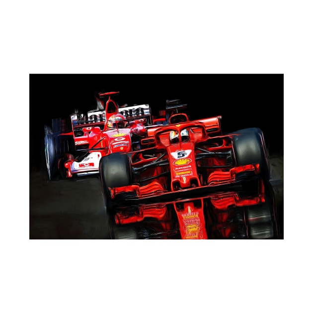 Vettel - Schumacher - Schumacher - Vettel by DeVerviers