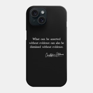 Christopher Hitchens Quote Design Phone Case