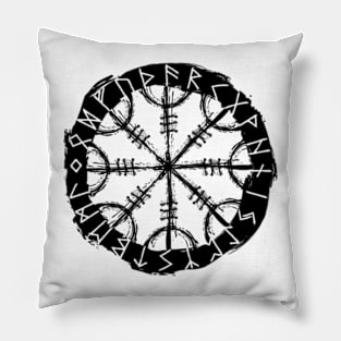 Helm of Awe with Runic Circle Pillow