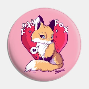 Foxy fox pun Pin