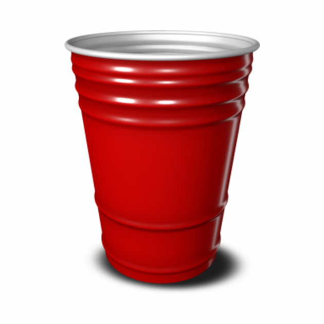 Red cup - Red Beerpong Cup - Baseball T-Shirt | TeePublic