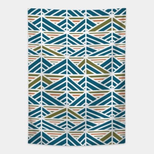 Retro Chevron Tapestry