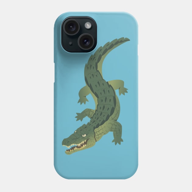 Crocodile 1 Phone Case by Rubtox