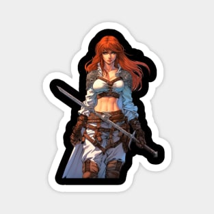 Anime Red Sonja Warrior Queen Magnet