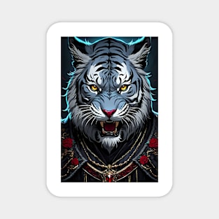 Cool Gothic Tiger Magnet