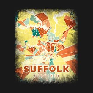 Suffolk Virginia US map T-Shirt