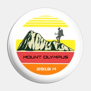 Mount Olympus, 2918m ,Climber Pin