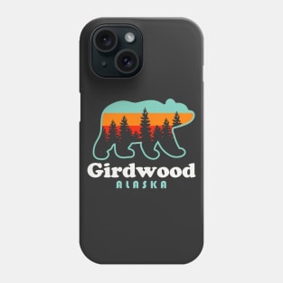 Girdwood Alaska Bear Vacation Trip Phone Case