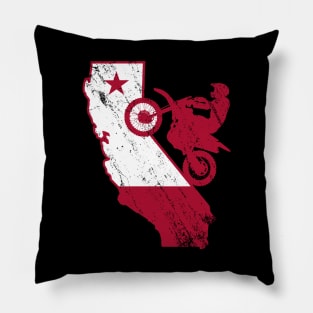 California Supercross Redline Wheelie Co Pillow