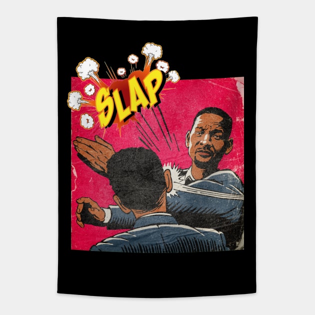 WILL SMITH SLAPS CHRIS ROCK Tapestry by thedeuce