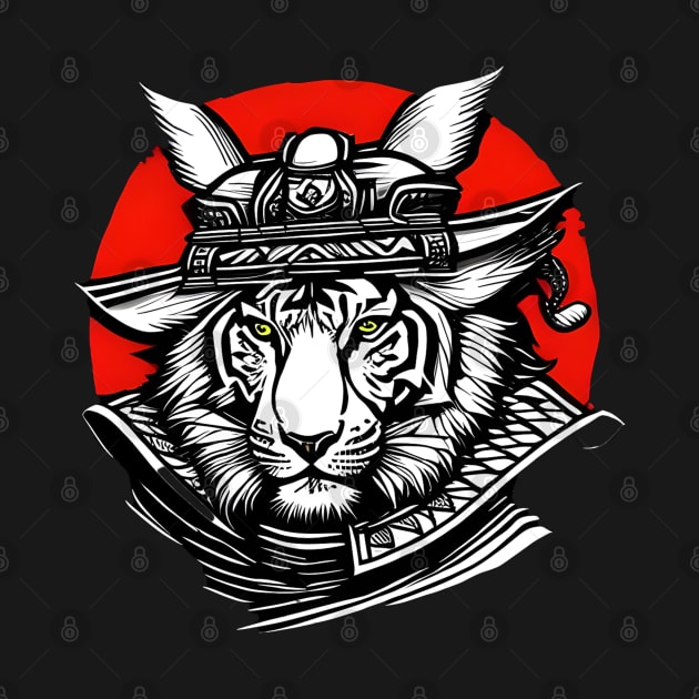 Japanese Samurai Tiger by Deartexclusive