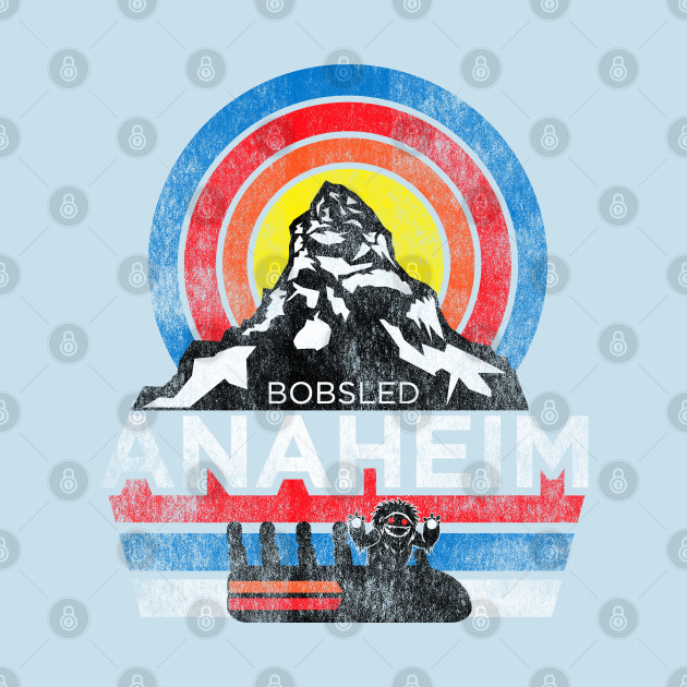 Discover Retro Bobsled Anaheim - Matterhorn Bobsleds - T-Shirt