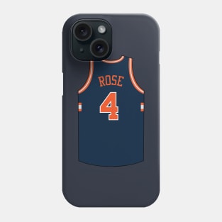 Derrick Rose New York Jersey Qiangy Phone Case