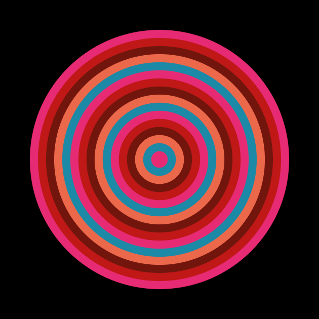 Pop Mod Circles #2 by n23tees