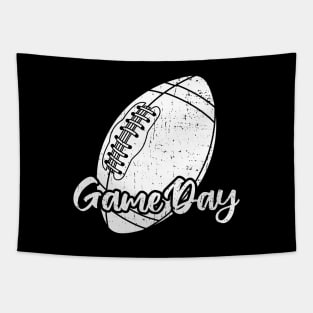 Grunge Football Game Day Vintage Design Tapestry