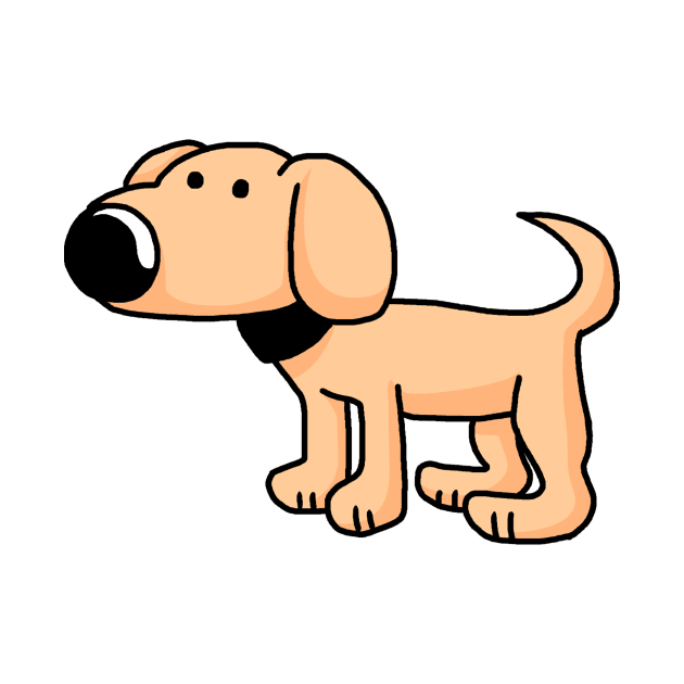 Beige Dog by Little Tiny Spark