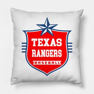 Texas Rangers Label Pillow