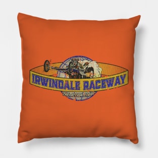 Irwindale Raceway Action Strip Globe 1965 Pillow