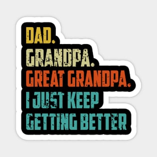 Retro Dad Vintage Father's Day Magnet