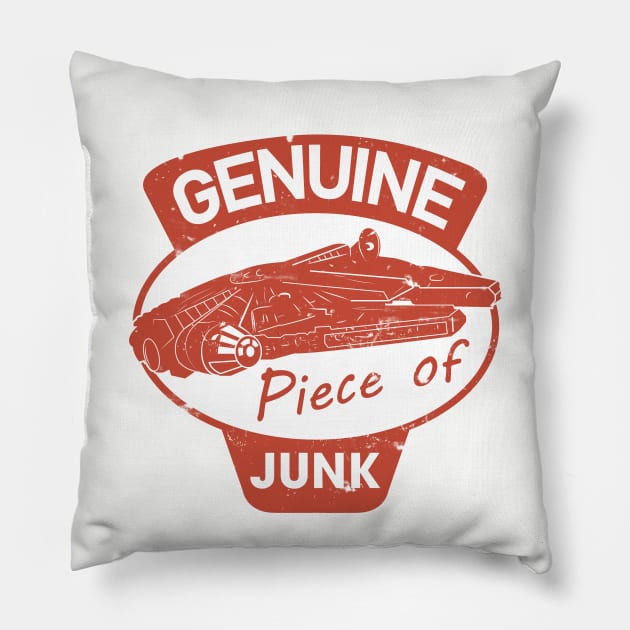 Genuine piece of junk Pillow by Piercek25