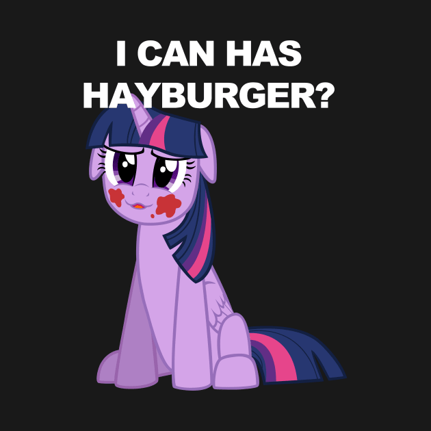 I Can Has Hayburger? (Princess Twilight) by Pegajen