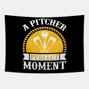 A pitcher perfect moment T Shirt For Women Men Tapestry