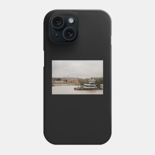 boats on the river Phone Case