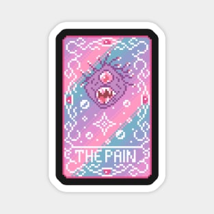 Dungeons and Dragons Tarot Card Pixel Art Magnet