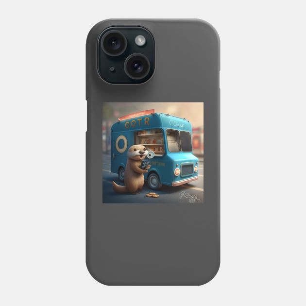 Letter O for Otter Operating their OOTR truck from AdventuresOfSela Phone Case by Parody-is-King