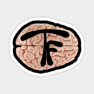 Thinky Flesh Brain Logo Magnet