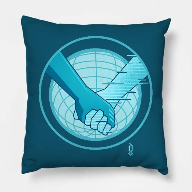 UNITE In Support of Eachother Pillow by graphicblack