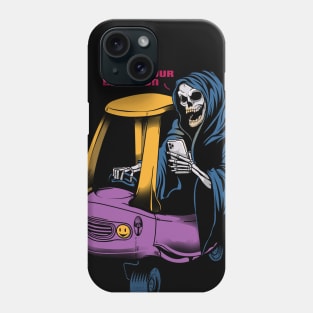 Grim reaper share your Location Phone Case