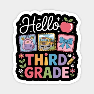 Third Grade Back To School First Day Teacher Magnet