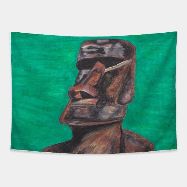 MOAI Tapestry by BeritValk