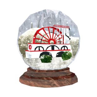 Laxey wheel snowglobe T-Shirt