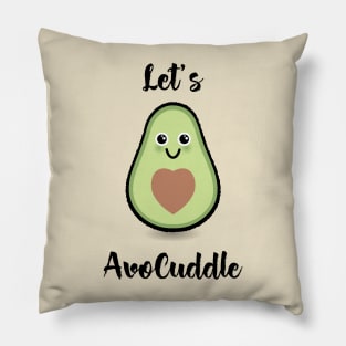 Let's AvoCuddle! Cute Pillow