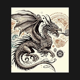 Oriental dragon T-Shirt