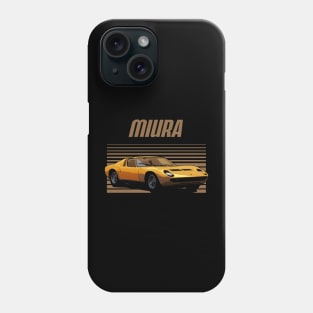 Lamborghini Miura 1966 Awesome Automobile Phone Case