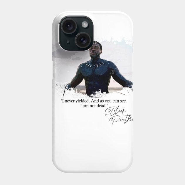 Black Panther Phone Case by FunnyBearCl