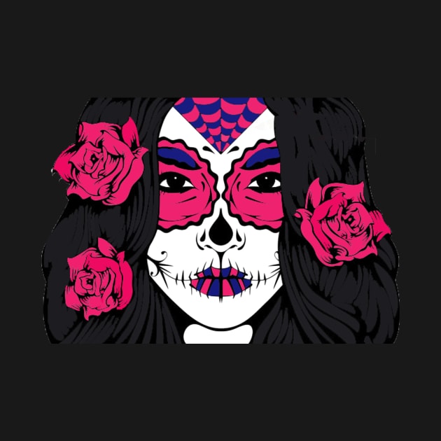 Lady Sugar Skull by LeeAnnaRose96