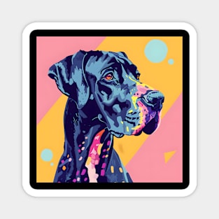 Great Dane in 80's Magnet